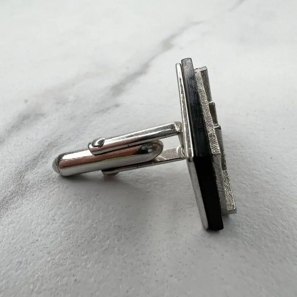 Swank Vintage H Initial Letter Single Cufflink